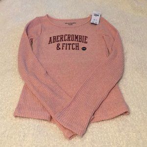 Abercrombie Kids Long Sleeve Ribbed Shirt Girls size 9-10